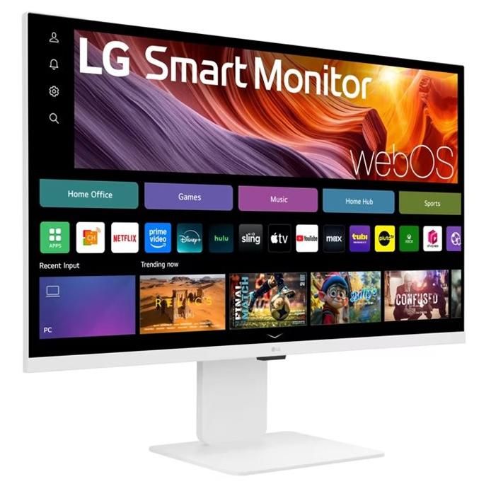 LG 32U850SA W Écran LCD Intelligent 32 31.5 visualisable 3840 x 2160 4K @ 60 Hz IPS 400 cdm² 1000:1 HDR10 5 ms 2xHDMI 3xUSB C haut parleurs - vue 2