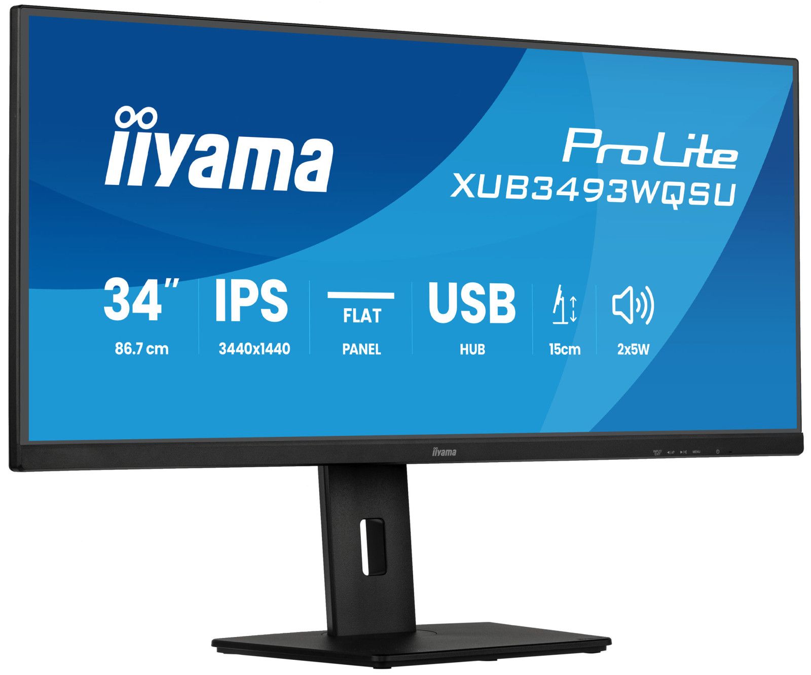iiyama ProLite XUB3493WQSU B6 écran plat de PC 86 4 cm 34 1440 x 3440 pixels UltraWide Quad HD LED Neuf - vue 6