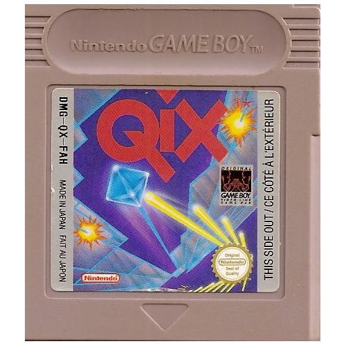 Qix (Version Euro Noir Et Blanc) Game Boy
