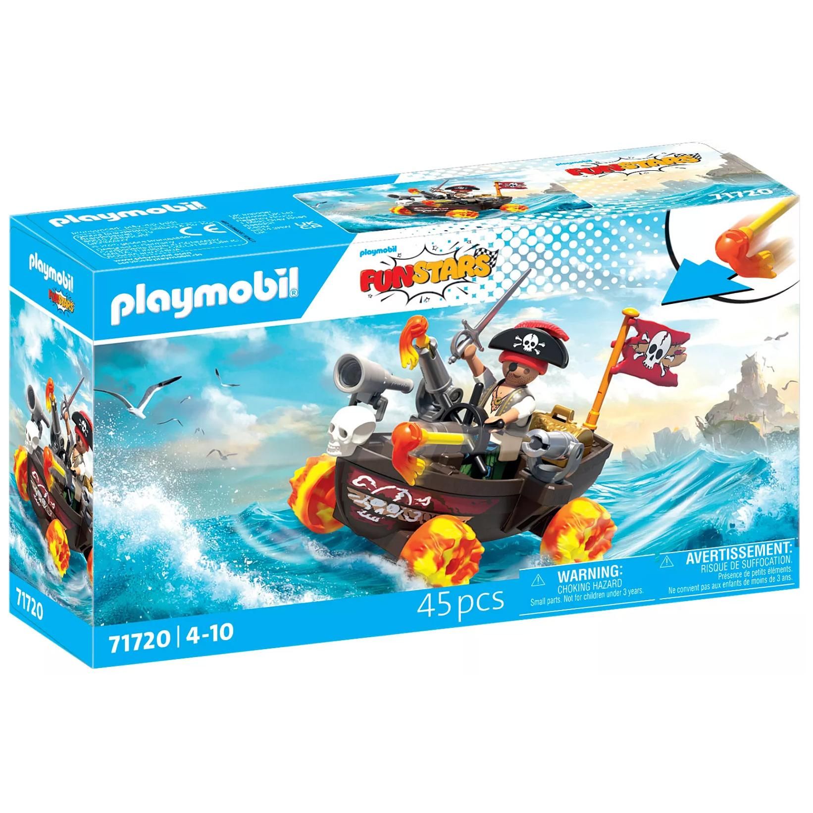 Playmobil 71720 Kart bateau de pirate Funstars 45 pièces Dès - vue 2