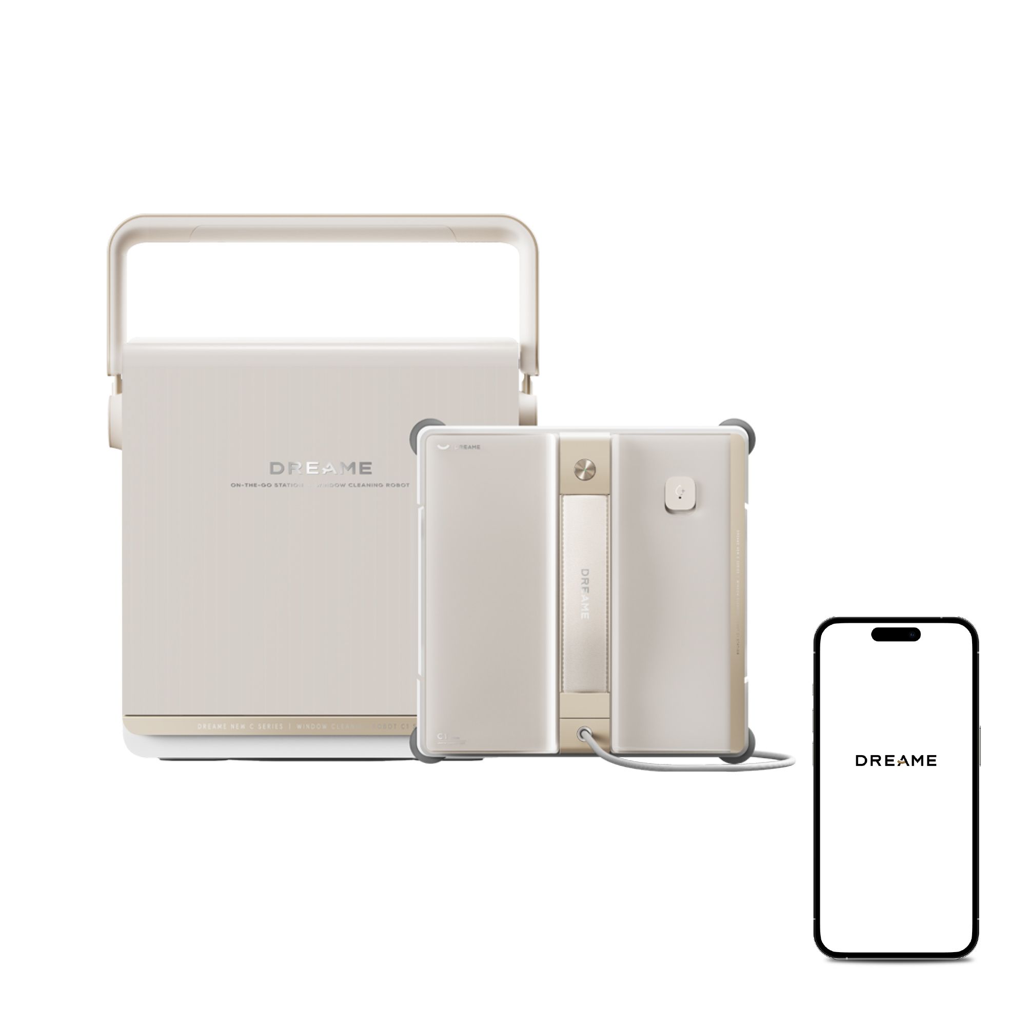 laveur de vitres Dreame robot C1 Station Aspiration de 5500 Pa Protection et Sécurité Fiables Nettoyage humide amélioré grâce Intelligent sùr fort - vue 3