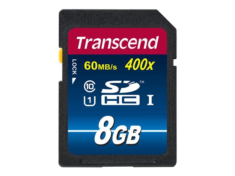 Transcend 8GB SDHC Class 10 UHS I 8 Go NAND Classe 10 Neuf - vue 3