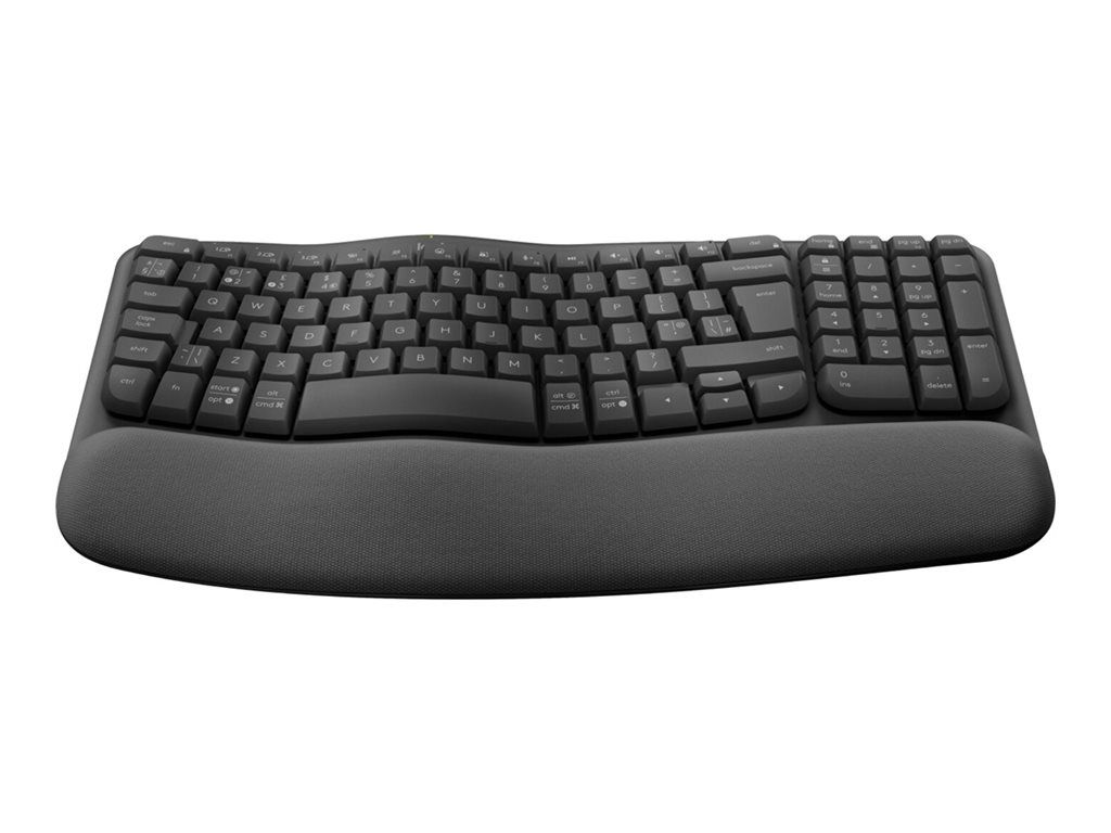 Logitech Wave Keys for BusinessClavier Ergonomique sans Fil avec Repose Poignets rembourré - vue 2