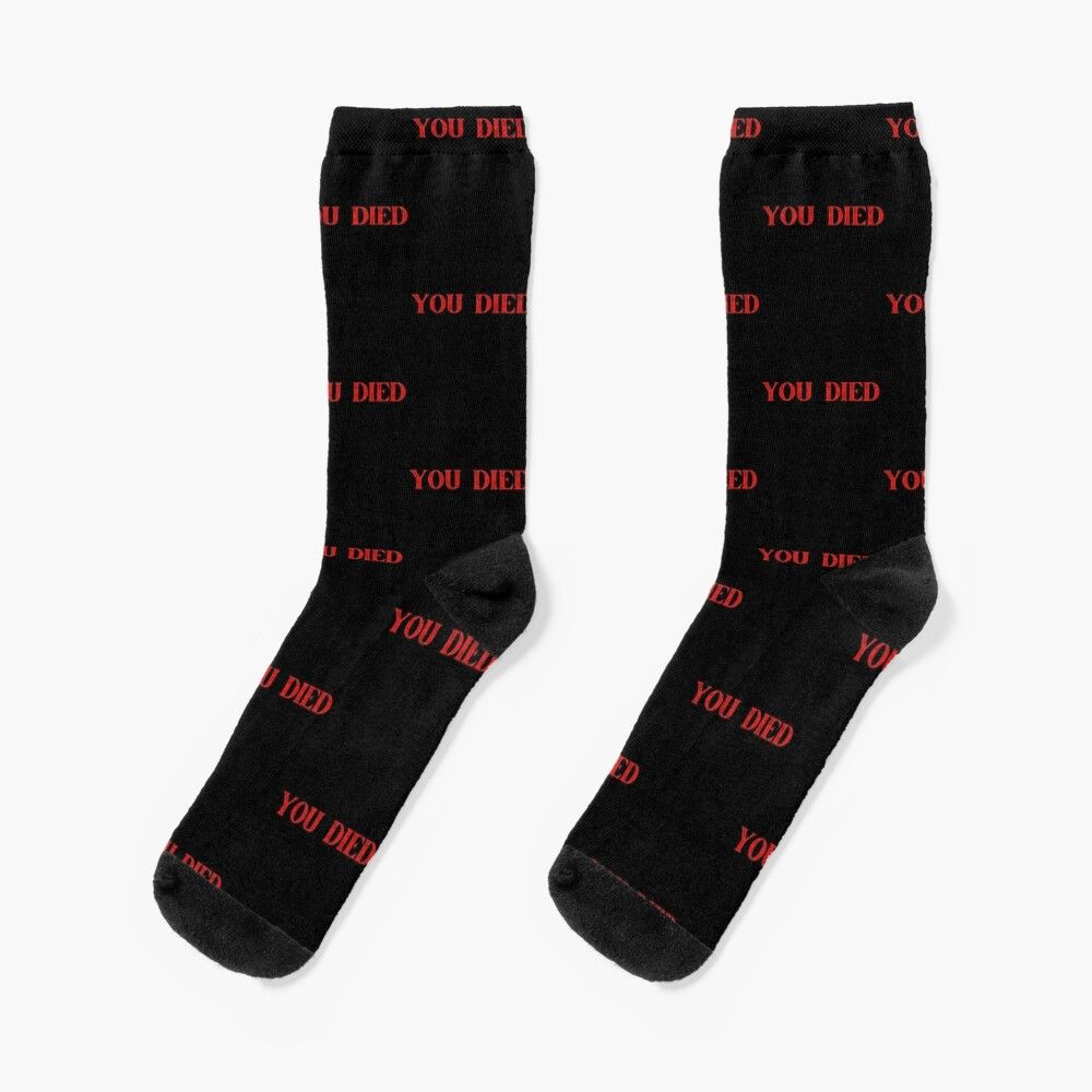 Chaussettes Taille Unique You Diets Souls Series Reference Video Game Nouveauté Fantaisie Motif Fou Équipage Décontracté Pour Hommes Femmes