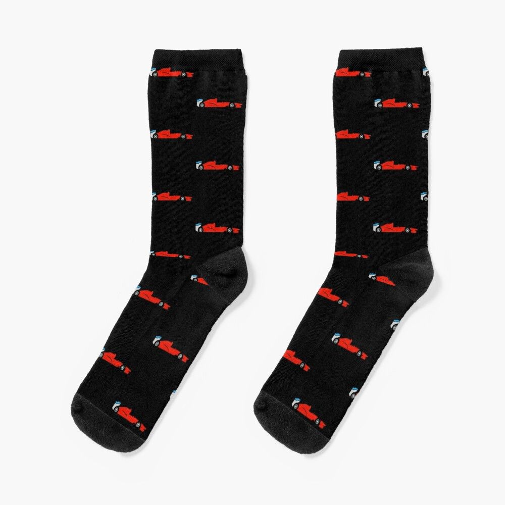 Chaussettes Taille Unique Voiture De Course Nouveauté Fantaisie Motif Fou Équipage Décontracté Pour Hommes Femmes