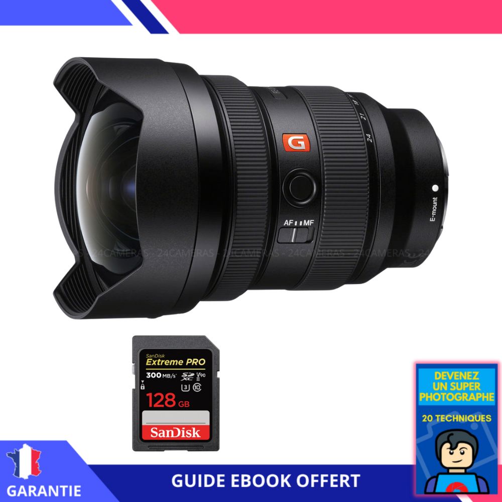 Sony FE 12 24mm f2.8 GM + 1 SanDisk UHS II 300 MB/ + Ebook 'Devenez Un Super Photographe' Objectif Sony FE pour Sony Hybride - vue 3
