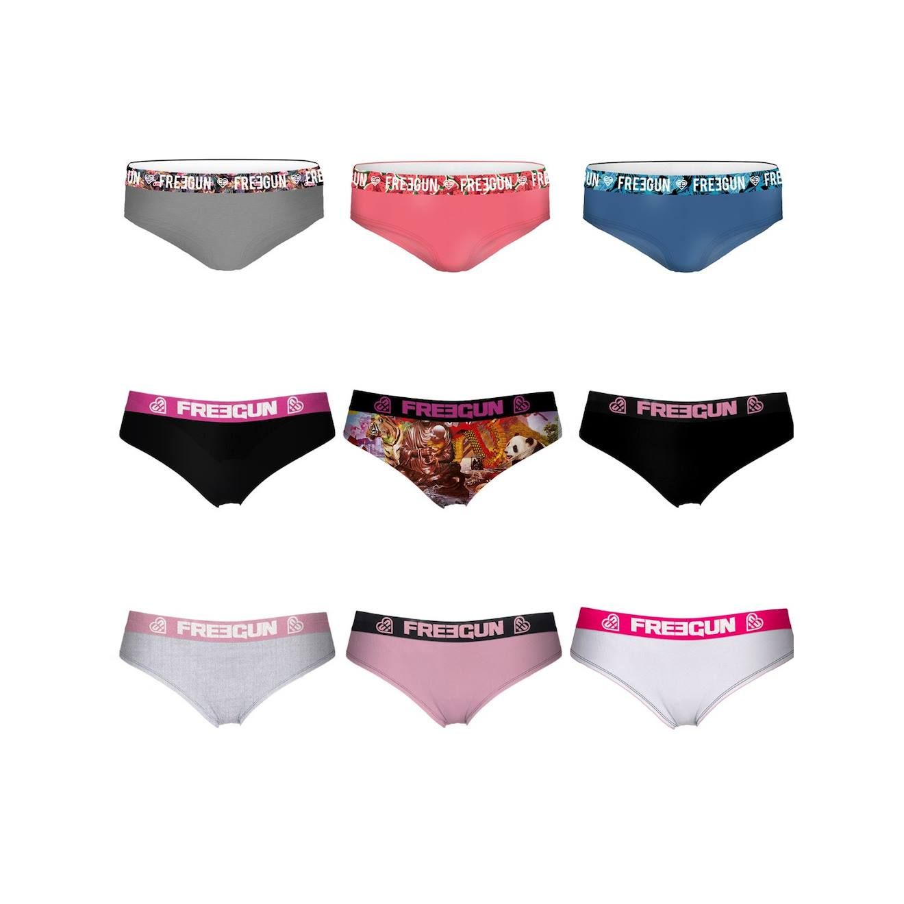 Boxers Freegun Pack Surprise de 3 Boxers coton fille 6 /