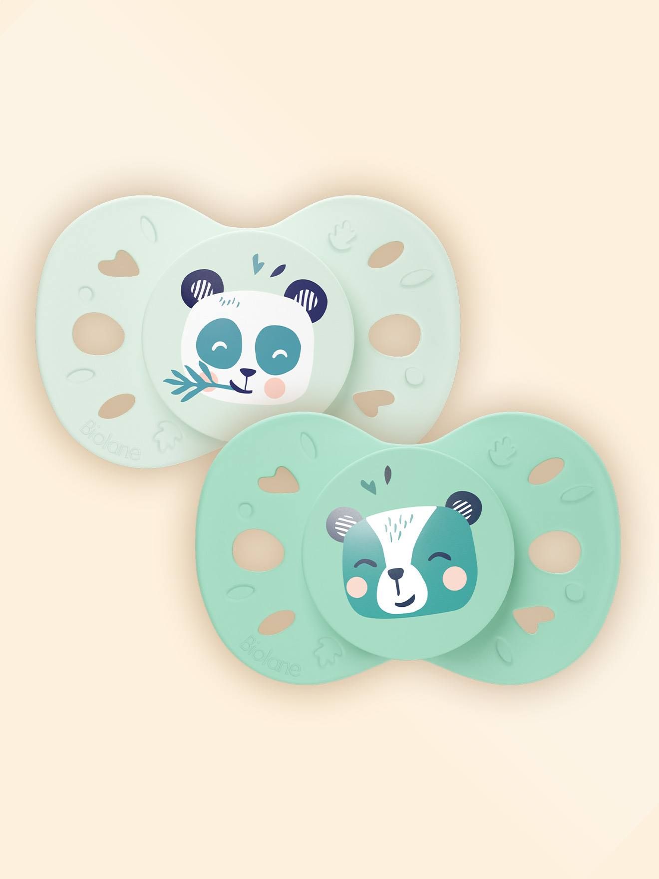 Sucette Anatomique Silicone Dès Biolane Le Lot De 2 Sucettes - vue 2