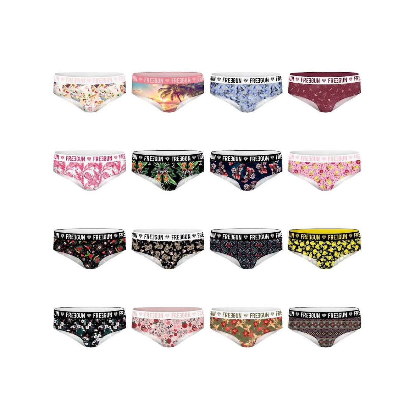 Boxers Freegun Pack Surprise de 5 Boxers microfibre fille 8 / - vue 2