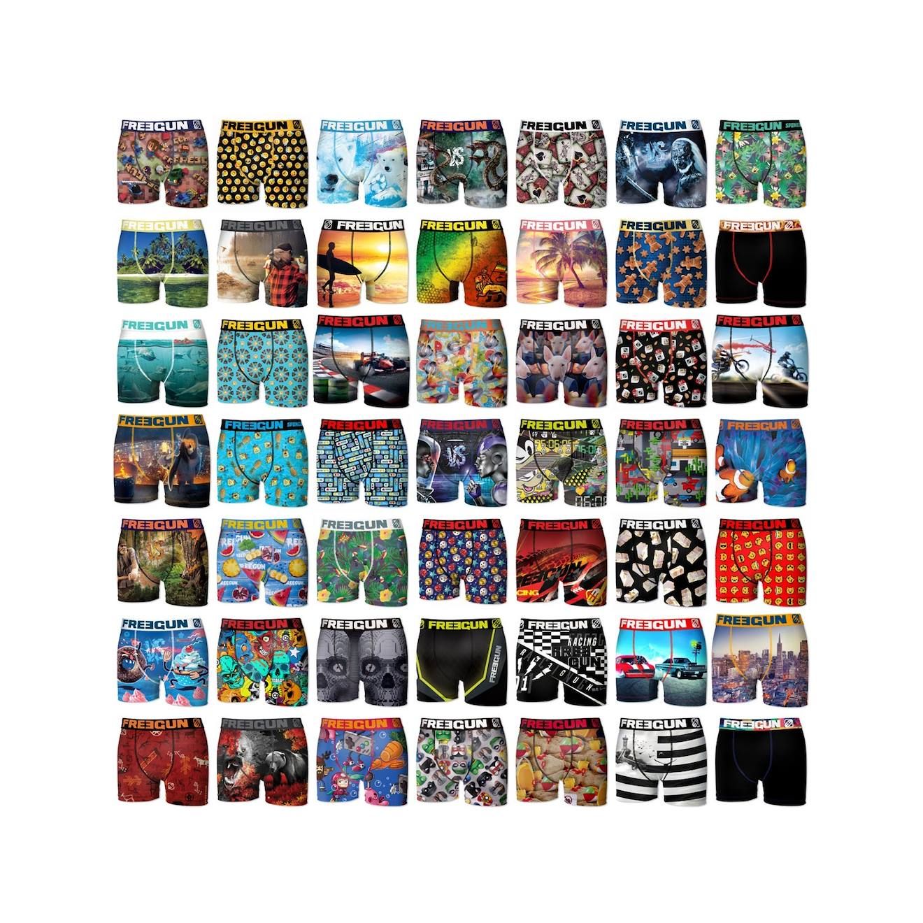 Boxers Freegun Pack Surprise de 5 Boxers microfibre garçon 8 / - vue 2