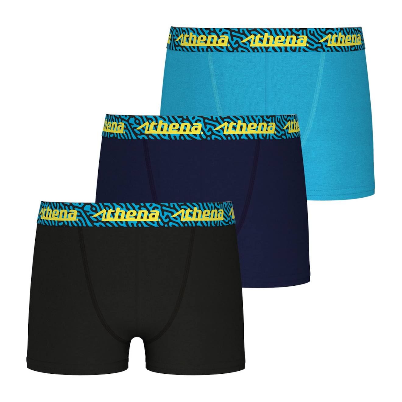 Boxers Athena Lot de 3 boxers garçon Color - vue 2