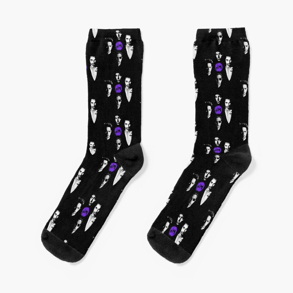 Chaussettes Taille Unique Le Mode Depeche Est Un Groupe Électronique Anglais Nouveauté Fantaisie Motif Fou Équipage Décontracté Pour Hommes Femmes