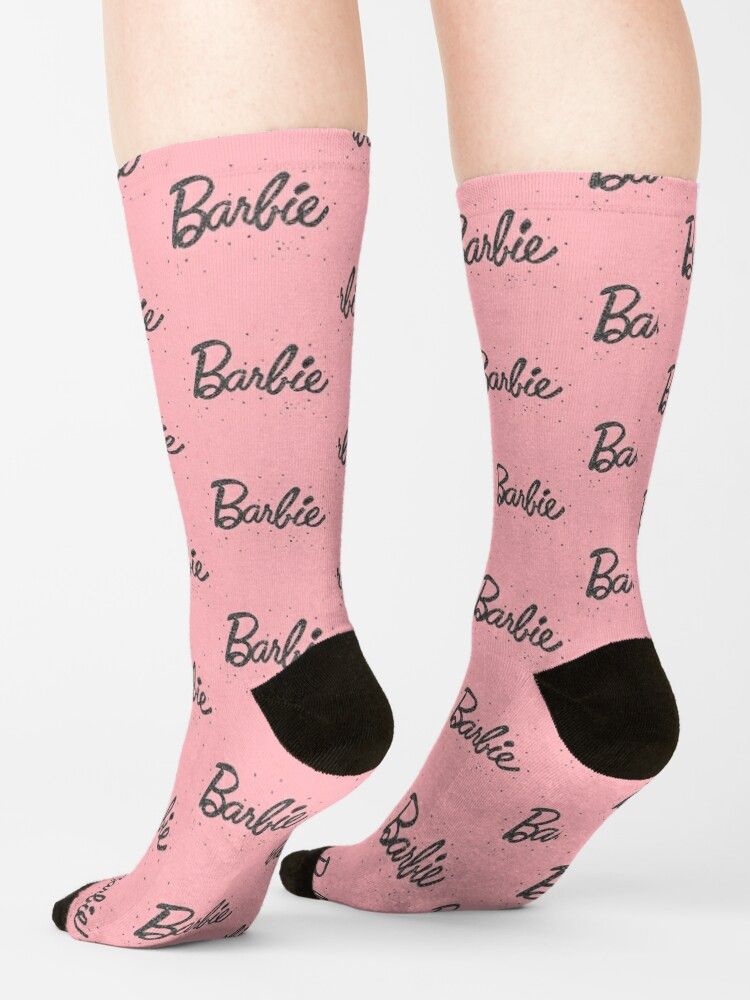 Chaussettes Taille Unique Barbie Nouveauté Fantaisie Motif Fou Équipage Décontracté Pour Hommes Femmes