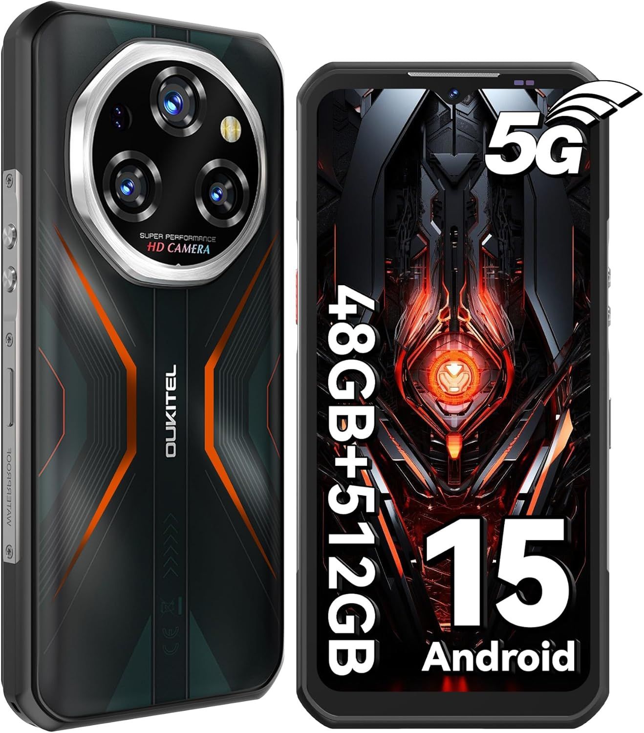 OUKITEL WP55 Pro 5G - Téléphone Incassable