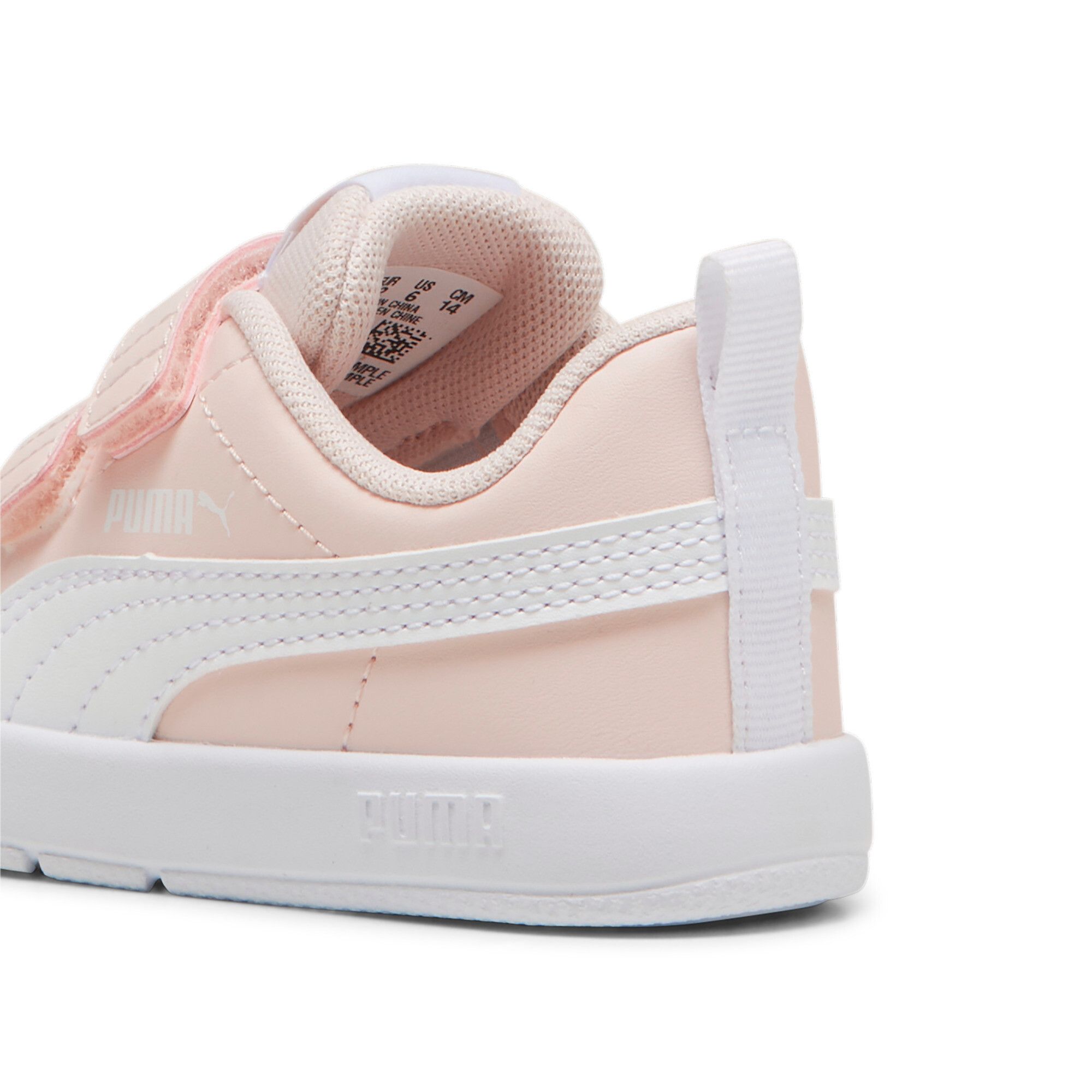 Puma Baskets Courtflex V3 Bébé, Chaussures, Island Rose/Blanc, 21