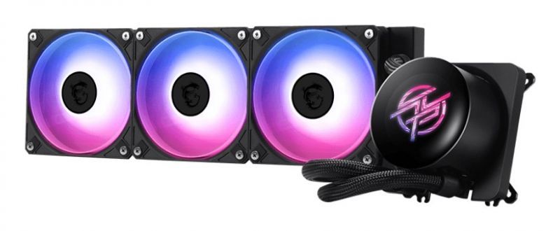 MSI MPG CORELIQUID P13 système de refroidissement d'ordinateur Processeur Refroidisseur de liquide tout-en-un 12 cm Noir