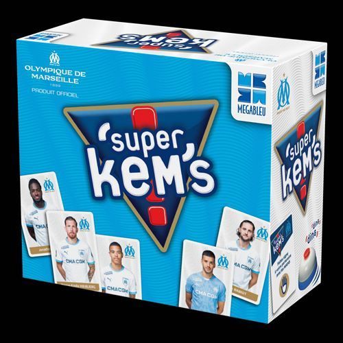 Jeu de cartes Megableu Super Kems Olympique Marseille - vue 2