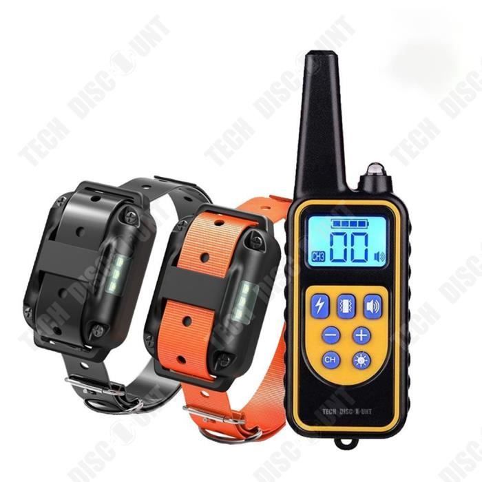 Td® Dresseur De Chien Sans Fil Étanche Télécommande Électronique Choc Électrique Dresseur De Chien Bouchon D'écorce 1 Glisser 2