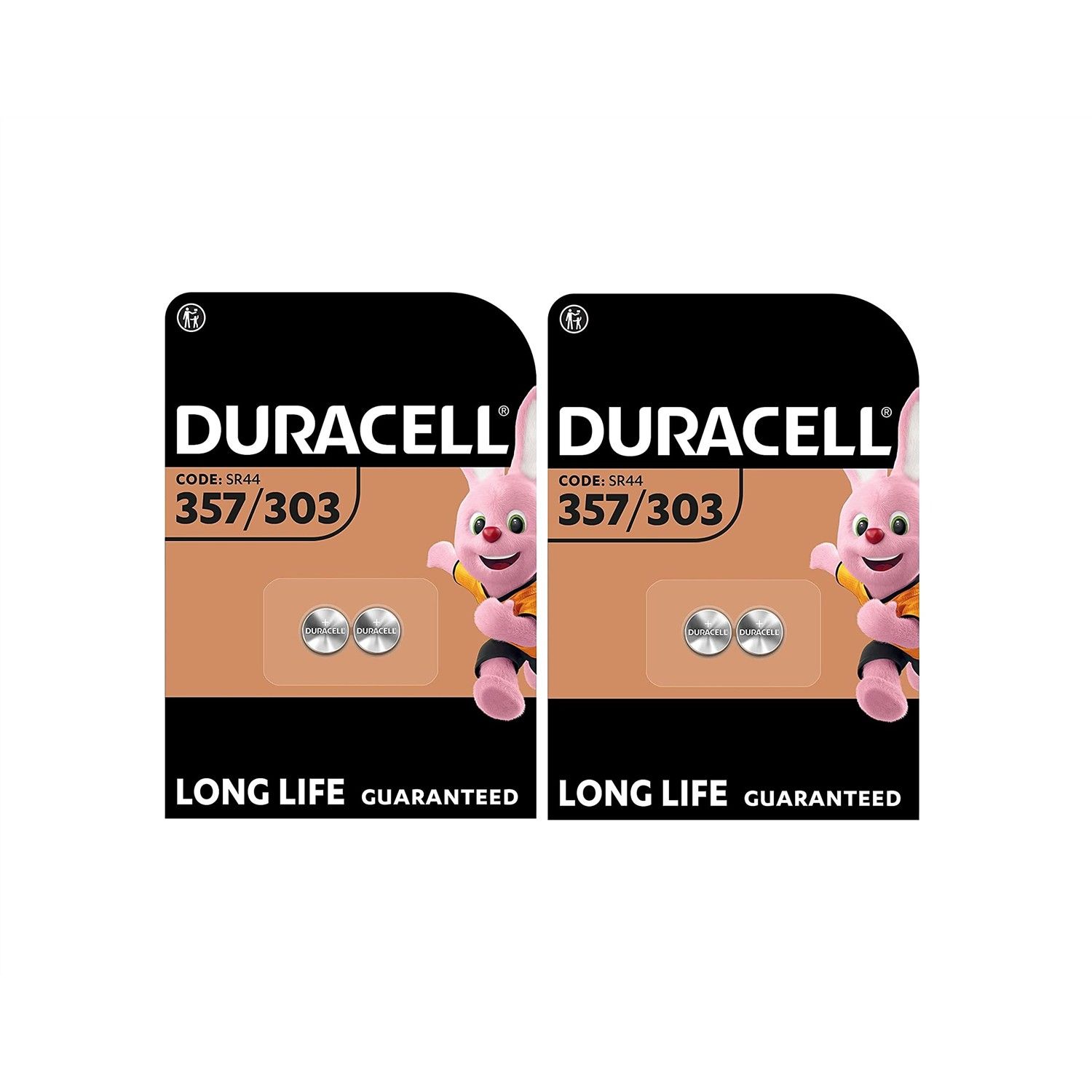 DURACELL Lot de 5 Blisters 2 piles bouton oxyde Electronics 357303SR44 - vue 2