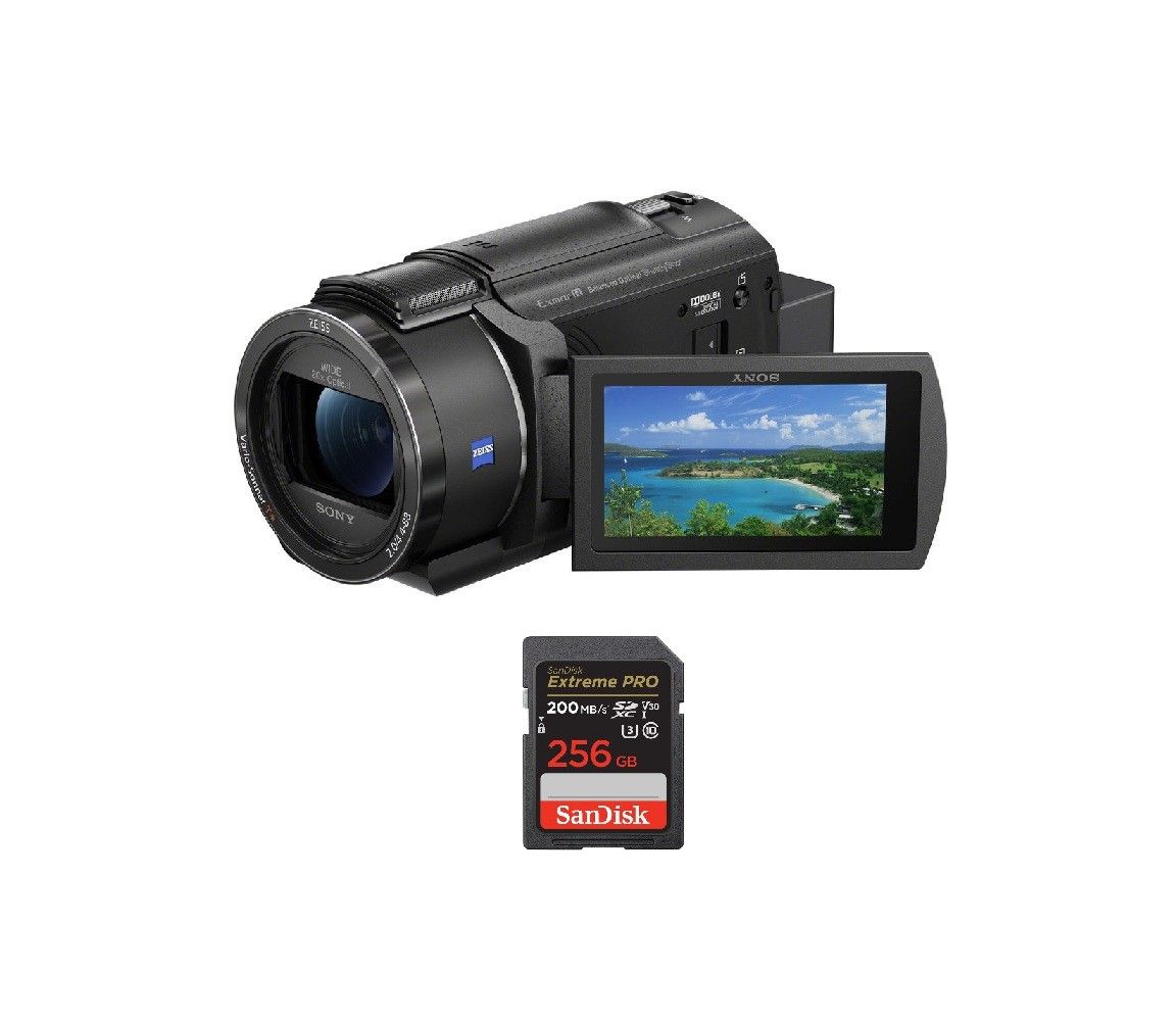 Sony FDR AX43A Caméscope + SanDisk Extreme PRO UHS I SDXC - vue 2