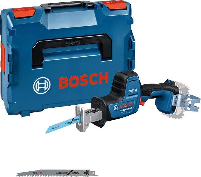 Scie sabre GSA 18V 24 Professional avec 2 lames bois métal en coffret BOXX BOSCH 06016A5101