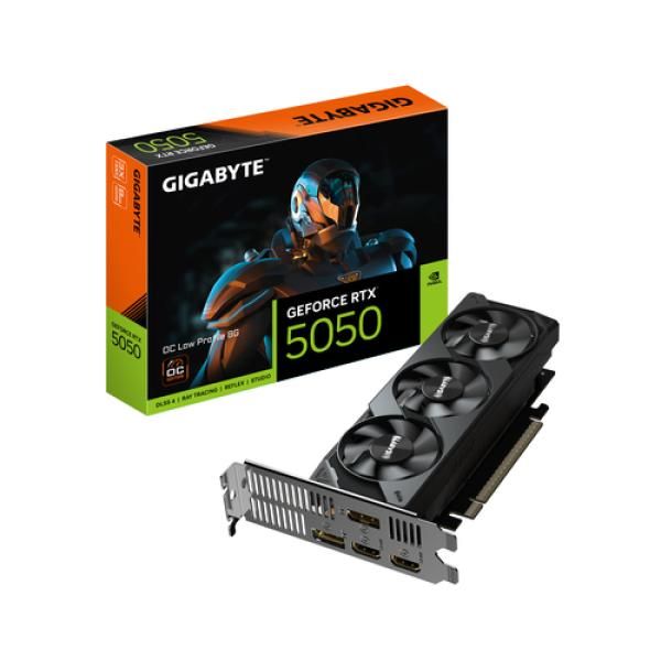 Carte graphique GIGABYTE RTX 5050 OC 8GL 8 Go GDDR6 Low Profile Refroidissement silencieux - vue 2