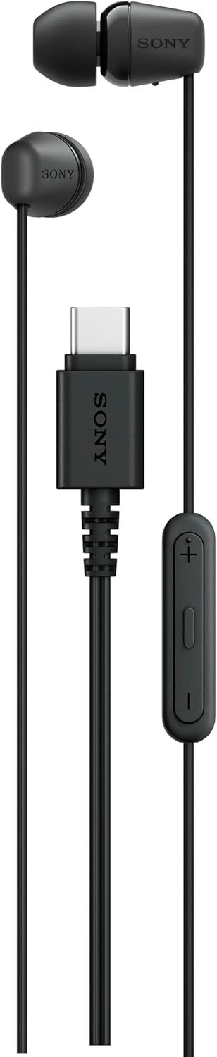 Écouteurs filaires USB-C Sony IER-EX15C avec micro Noir