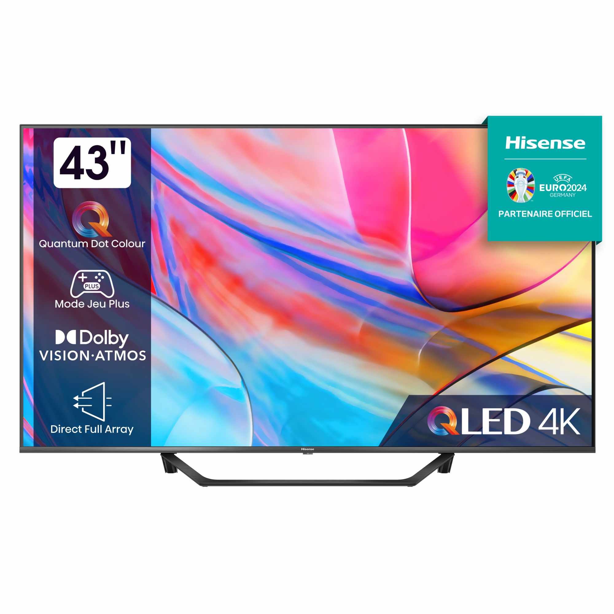 Hisense 43A7KQ TV 109 2 cm 43 4K Ultra HD Smart TV Wifi 275 cdm² Neuf