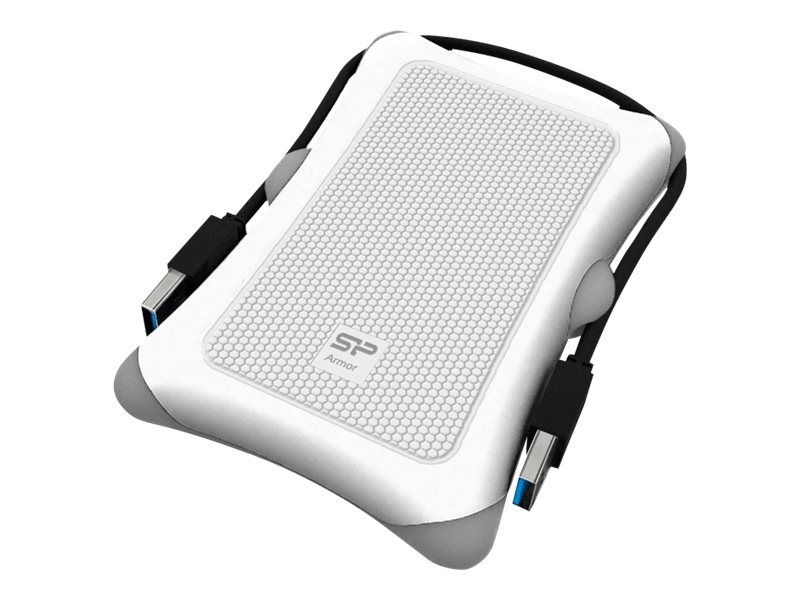 SILICON POWER Armor A30 - Disque dur - 1 To - externe (portable) - 2.5 - USB 3.0 - blanc