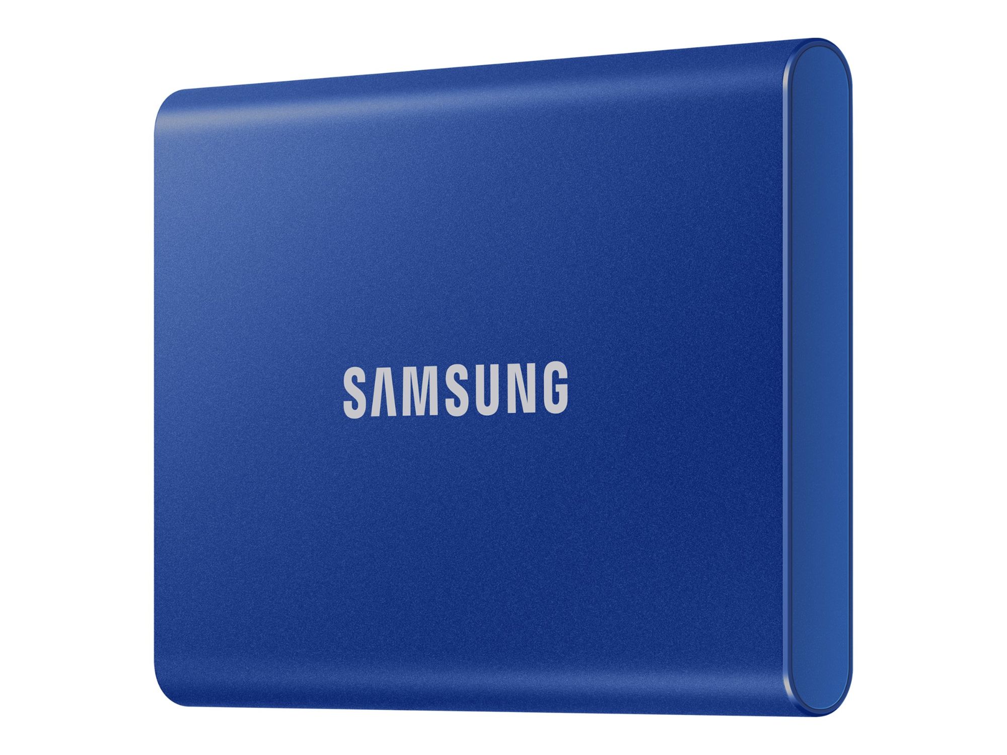 Samsung T7 MU-PC1T0H - SSD - chiffré - 1 To - externe (portable) - USB 3.2 Gen 2 (USB-C connecteur) - AES 256 bits - bleu indigo