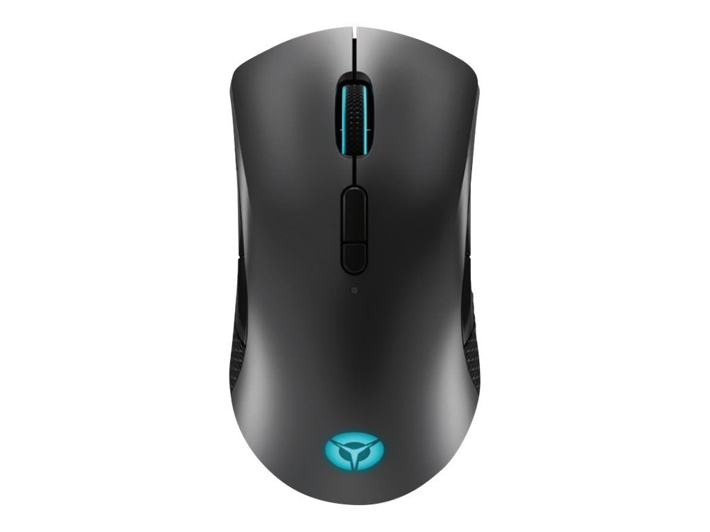 Lenovo Legion M600 Gaming Mouse - Souris - droitiers et gauchers - optique - 8 boutons - sans fil, filaire - Bluetooth, 2.4 GHz, USB 2.0 - récepteur sans fil USB - noir, gris de fer