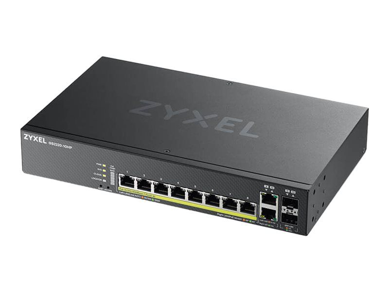 Zyxel GS2220 10HP EU0101F commutateur réseau Géré L2 Gigabit Ethernet 101001000 Connexion Ethernet supportant 'alimentation via ce port PoE Neuf - vue 4