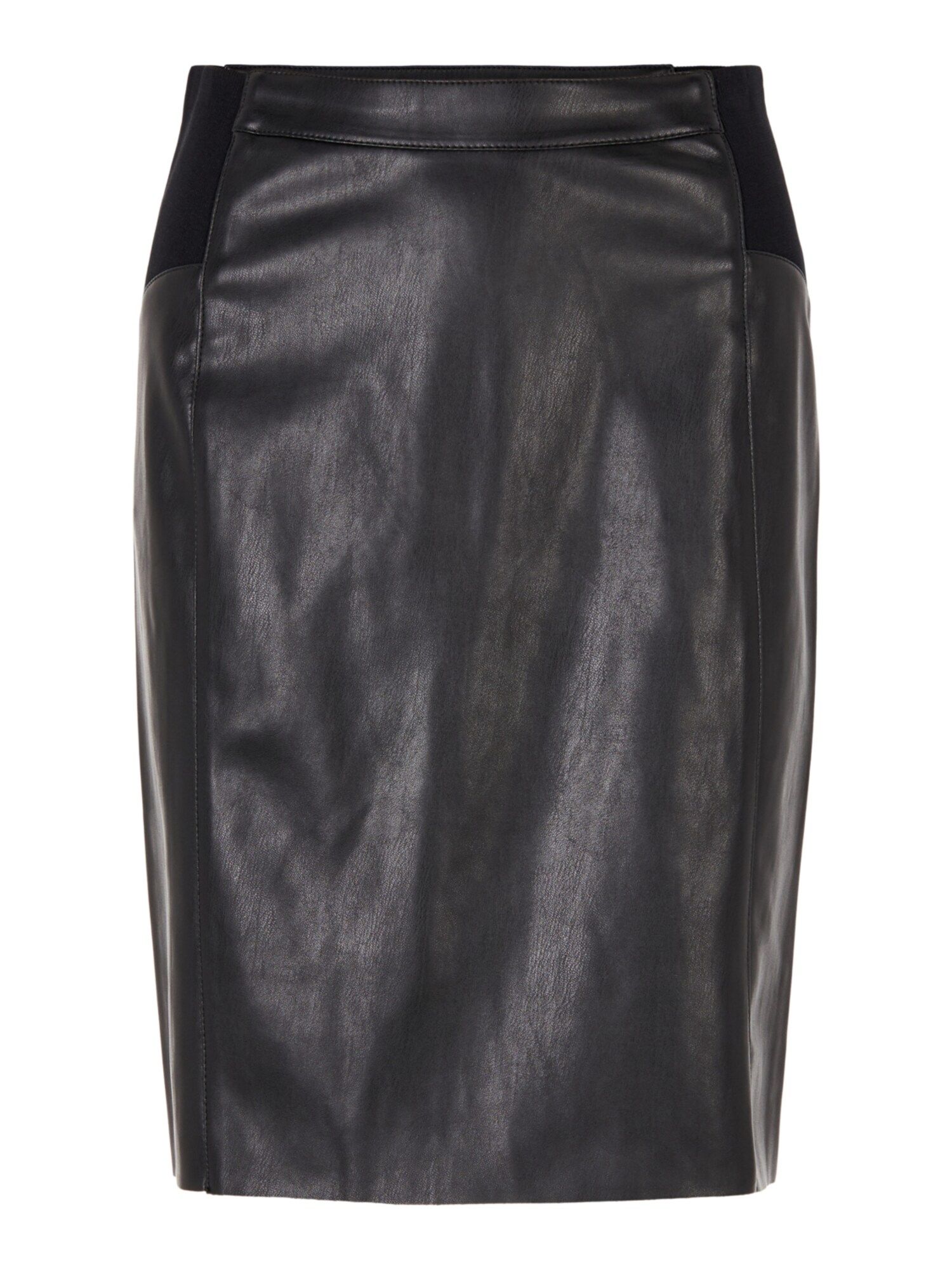 Vero Moda Femme Vmbuttersia Hw Coated Skirt Noos Jupe - vue 3