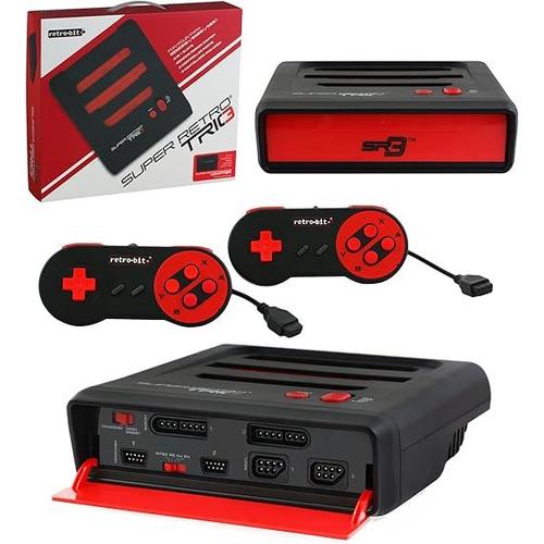 Super Retro Trio Console Pal Nes/Snes/Mega Drive