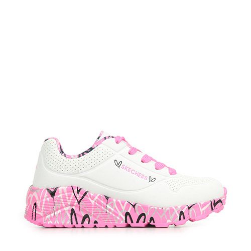 Baskets basses enfant Skechers JGOLDCROWN: UNO LITE LOVELY LUV - vue 3