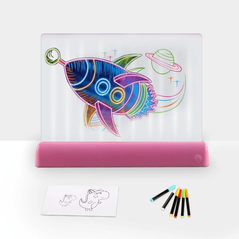 Tablette Graphique LED Enfant Peinture 3D Fluorescente Éducative Cadeau Magique YONIS - vue 4