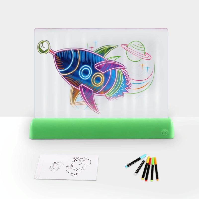 Tablette Graphique LED Enfant Peinture 3D Fluorescente Éducative Cadeau Magique YONIS - vue 2