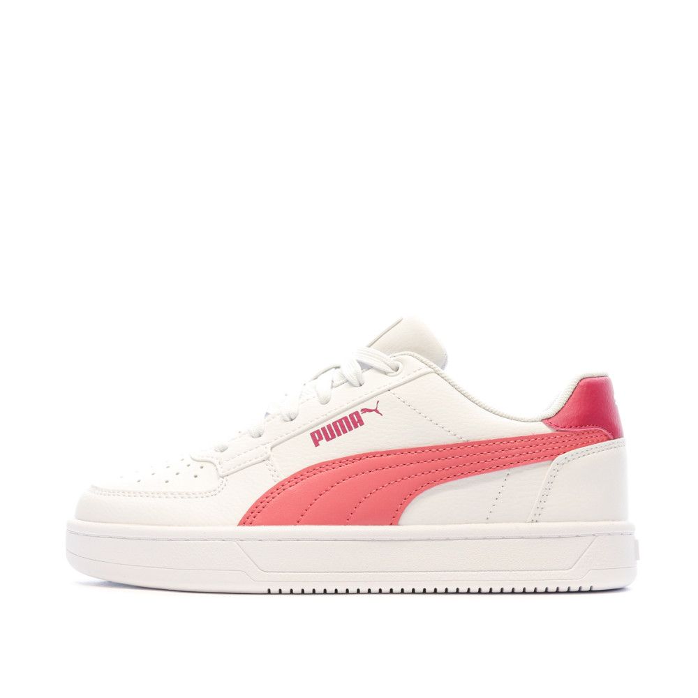 Baskets Blanches/Roses Fille Puma Caven 2.0 - 36