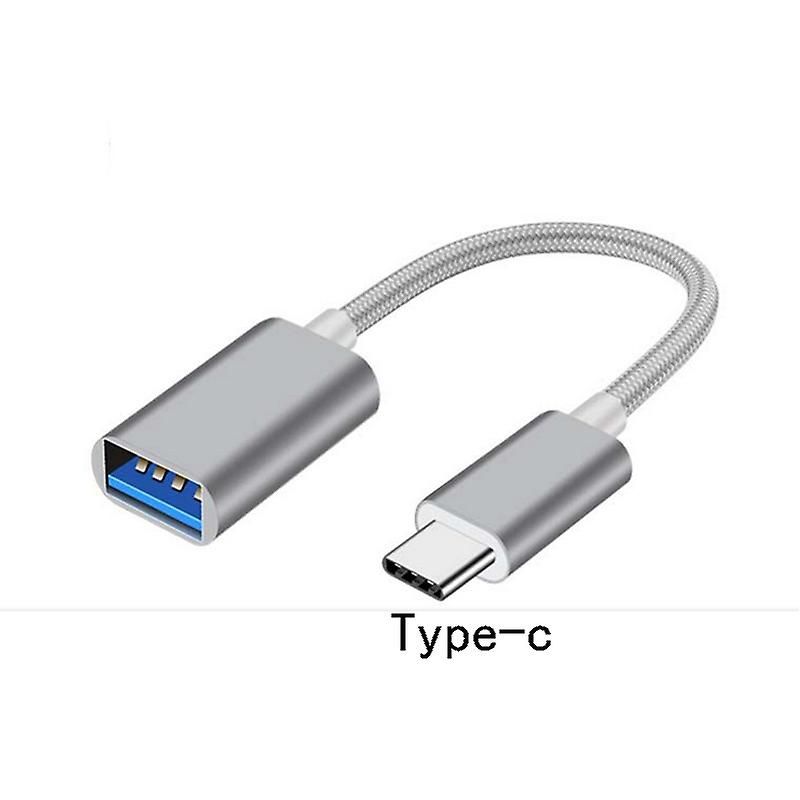 Cable Adaptateur Otg 2 En 1 Type-C Pour Samsung S10 S10 Xiaomi Mi 9 Android Macbook Souris Manette De Jeu Tablette Pc Type C Otg Cable Usb 3