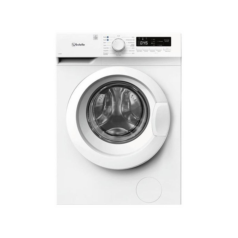 VEDETTE Lave linge frontal 6 kg essorage 1200 trmn LFV362W - vue 2