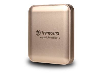 Transcend ESD420 SSD externe portable USB 3.2 Gen 2x2 USB C connecteur champagne - vue 2
