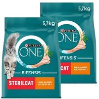 Comparer les prix de Purina ONE Bifensis Sterilcat Poulet 2x5,7 kg