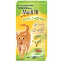 Meilleurs prix pour MultiFit Snack Cream 11 x 7 x 15 g Volaille, foie et biotine