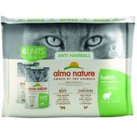 Almo Nature Almo Holistic Anti Hairball Multipack 6 X 70 G Au B?Uf Et Poulet