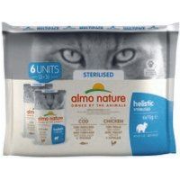 Almo Nature Almo Holistic Sterilised Multipack 6 X 70 G Au Cabillaud Et Poulet