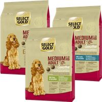 Comparer les prix de SELECT GOLD Pack de dégustation Sensitive Medium 3 x 1 kg Pack 1, Mix-Pack