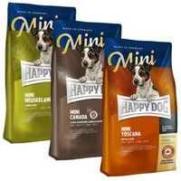 Meilleurs prix pour HAPPY DOG Supreme Sensible Mini Paquet de dégustation 3 x 1 kg 3x1 kg