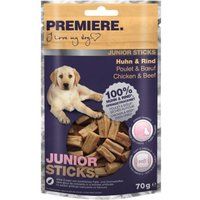 Meilleurs prix pour PREMIERE Junior Sticks Poulet et bœuf 10 x 70 g