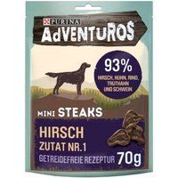 Meilleurs prix pour Adventuros Mini Steaks Cerf 7x70 g