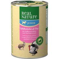 Real Nature Junior Lapin De Garenne & Dinde 12x400 G